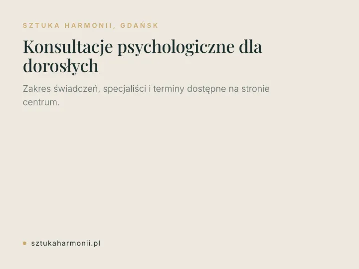 Pozioma grafika do Profilu Firmy Google z nazwą centrum, miastem i zakresem świadczeń.